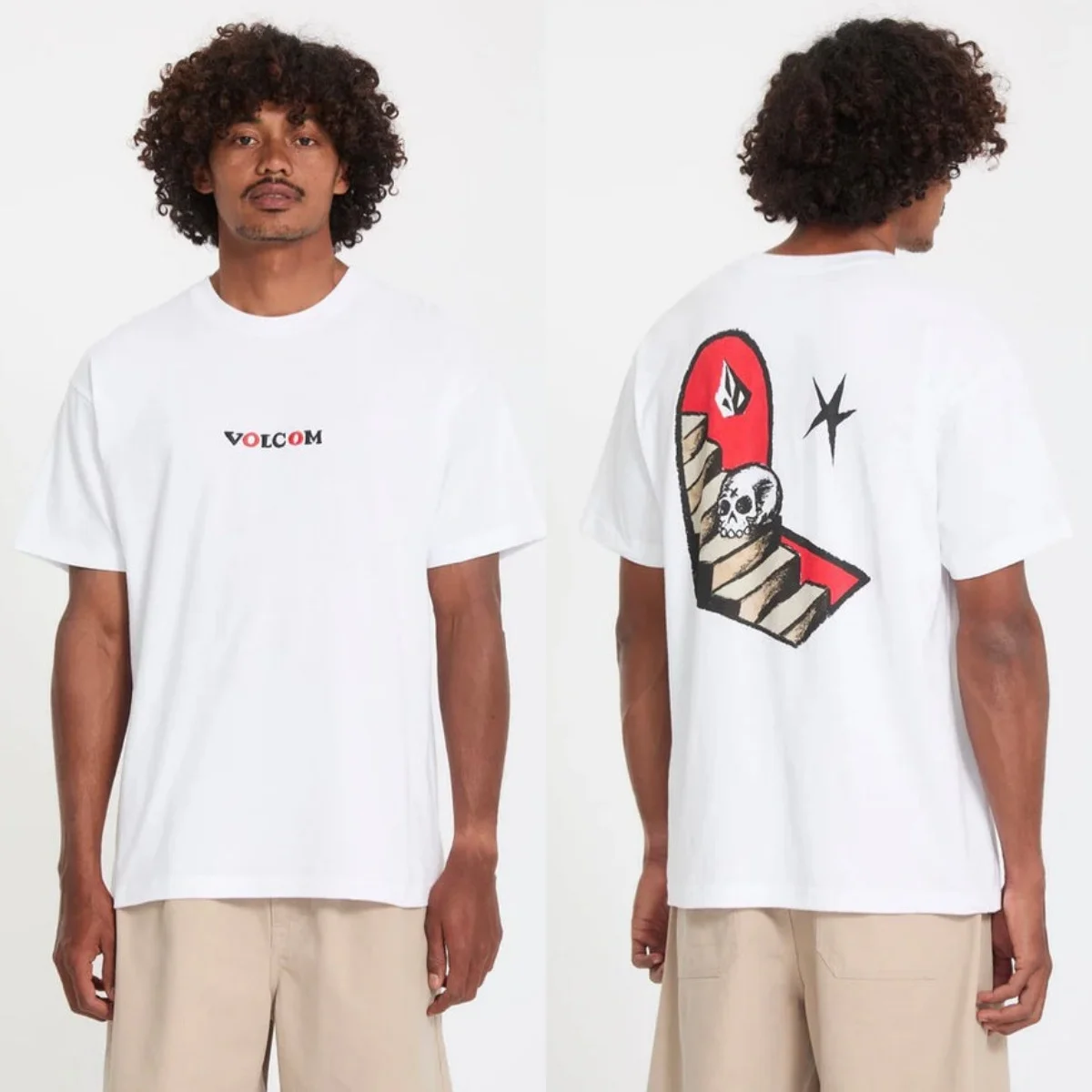 Camiseta Esportiva Volcom Verão 2026 - Ideal para o Dia a Dia, Estilo Unissex de Luxo de Alta Qualidade para Homens e Mulheres