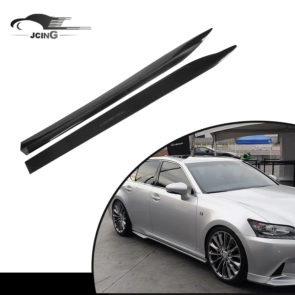 

Carbon Fiber Car Parts Side Skirts Body Side Extension For Lexus GS350 F Sport