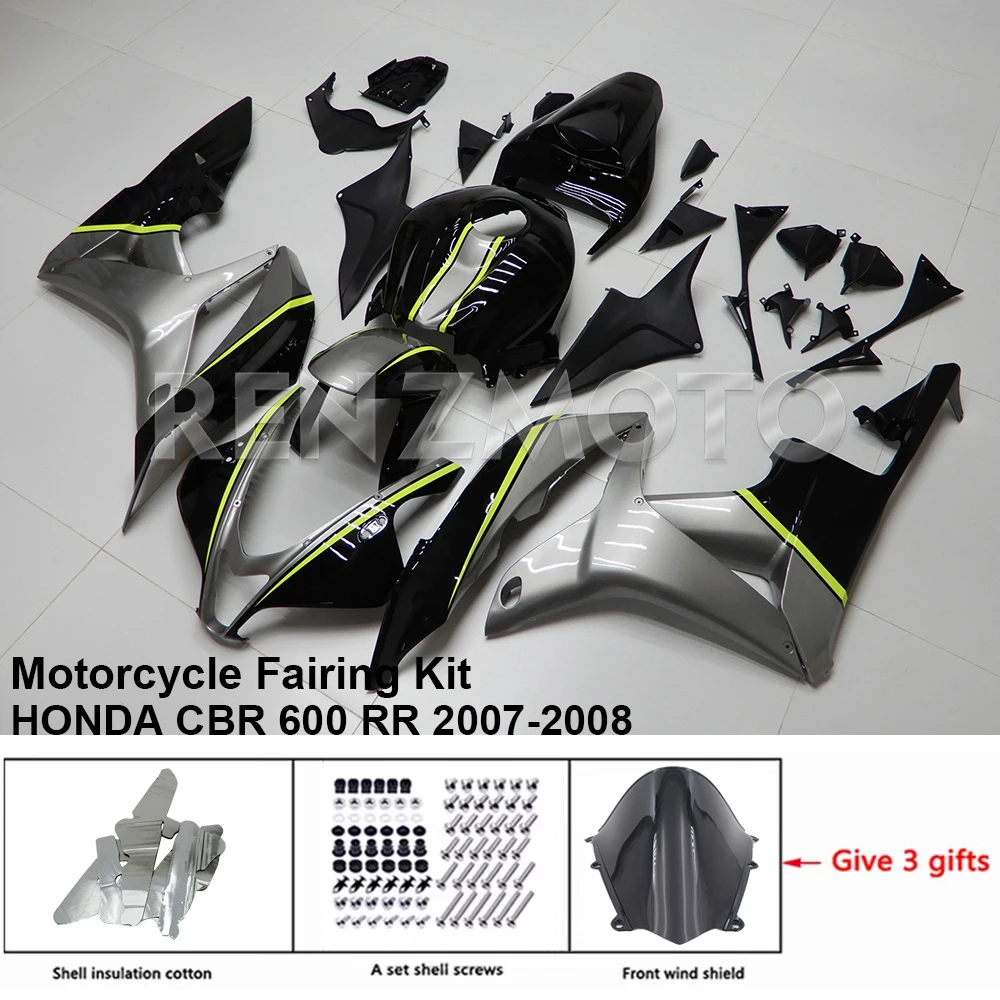 For HONDA CBR600RR 2007-2008 Fairing H0607-109a Motorcycle Kit Body Kits Decorative Plastic Guards Accessories Shells