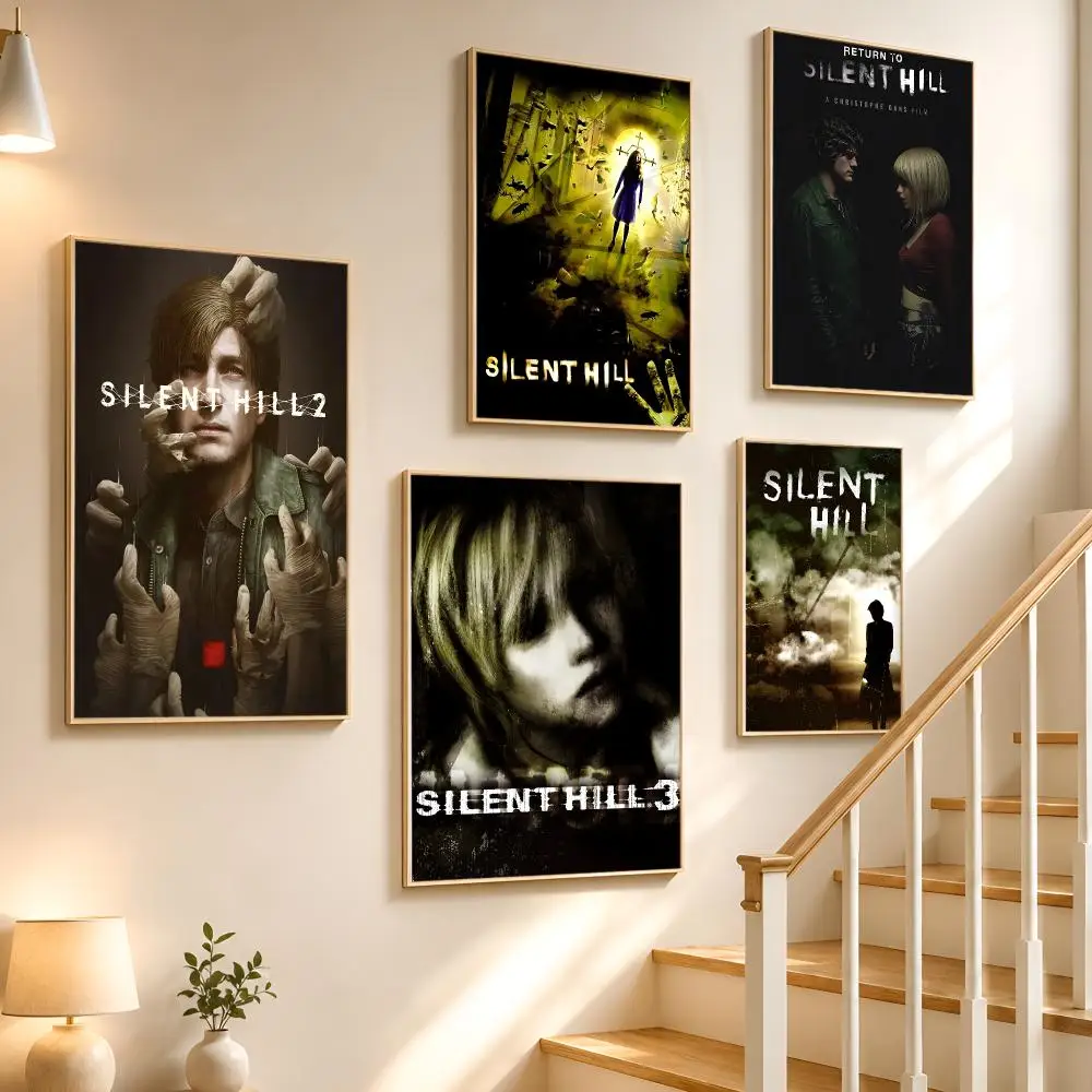 Silent Hill Poster High-definition Waterproof stickers, Suitable for Home Décor, Gifts, and Holiday Decorations