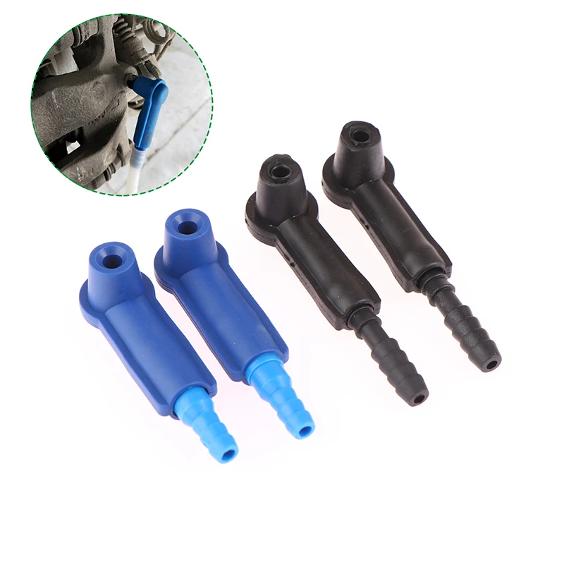 2Pcs Motorcycle Car Brake Bleeder Joint Oil Bleeding Transfer Drained Kit Connector Tool Accessories For Trucks Trailer