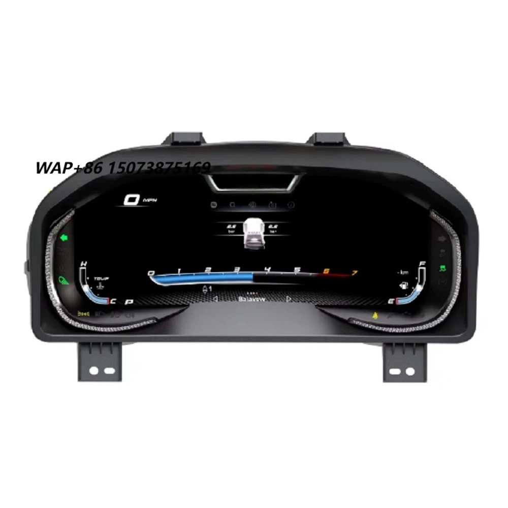 WEIJUNPRO 12.3 Inch Digital Cluster for Dodge Ram Car Dashboard Instrument Panel Speed Meter Multimedia USB Built-in Stereo