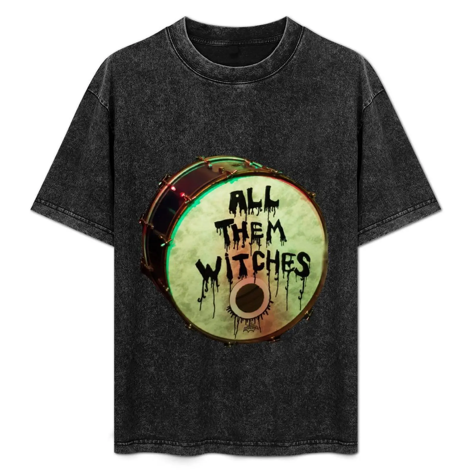 

ATW. All them witches drum T-Shirt Work Outdoor Short Sleeve Tee