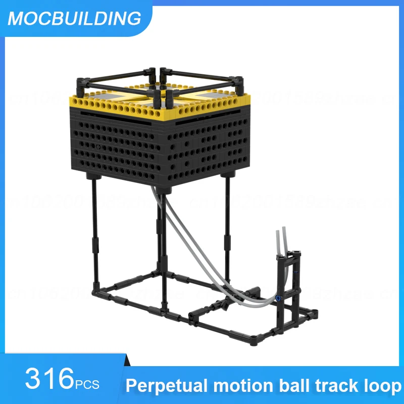 MOC Building Blocks Perpetual Motion Ball Track Loop GBC DIY Assemble Bricks Creative Collection Display Xmas Toys Gifts 316PCS