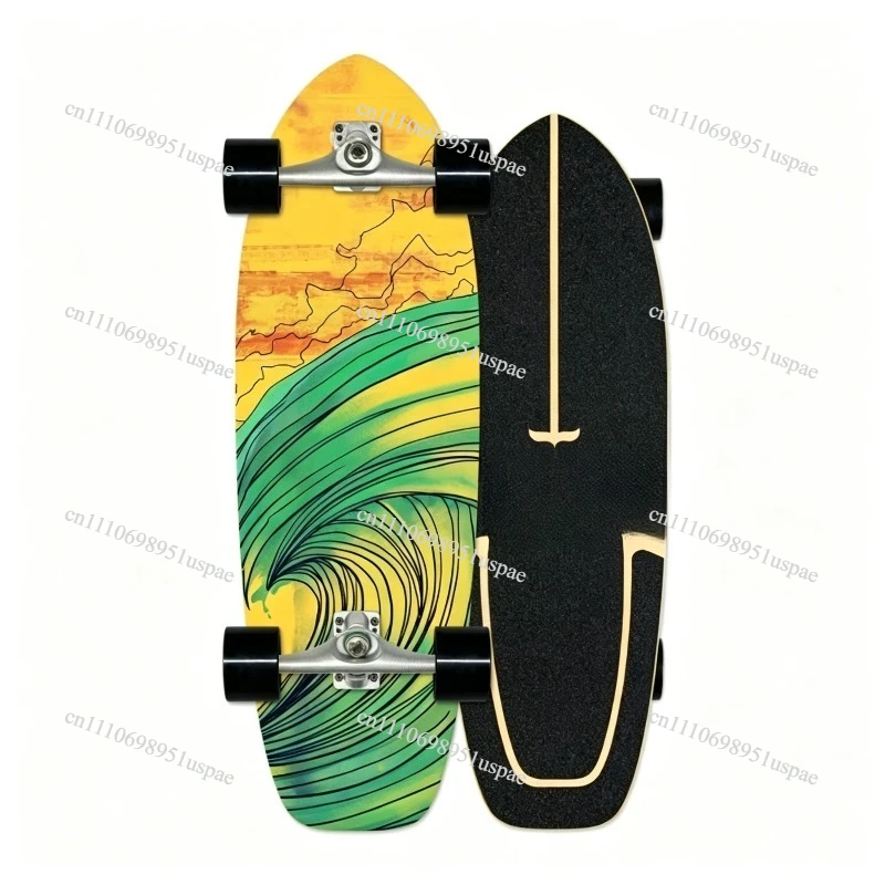 Land Surfboard CX4 Beginner Adult Ski Practice Board Pedal Free Simulated Surf Training Board Skateboard