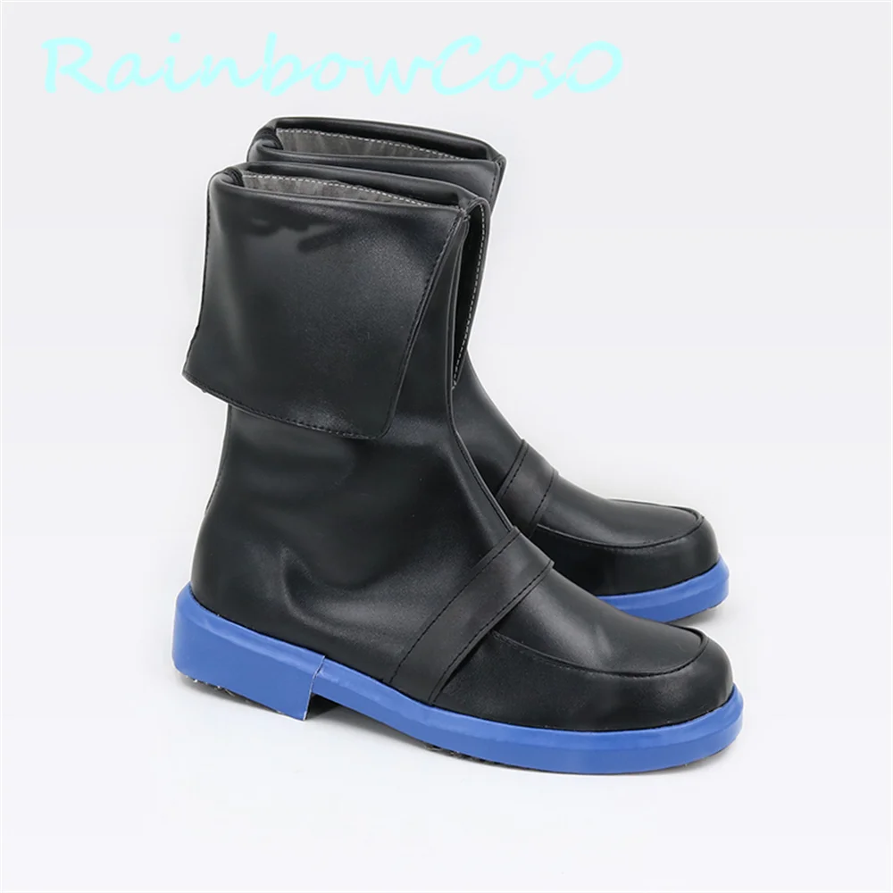 Chaussures de Cosplay pour fillettes, bottes de jeu, Anime, Halloween, noël, arc-en-ciel, Ky Kiske, W3028