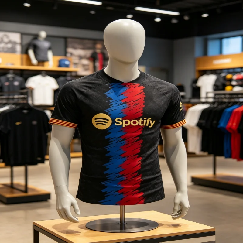 Summer Barcelona Special Edition Football Jacket Men's and Women's Comfortable T-shirt Parent Child