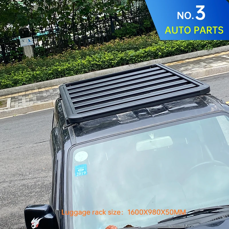 For Suzuki Jimny JB33 JB43 1998-2018 Roof Rack Car Top Luggage Cross Bar Rail Boxes Basket High Quality Aluminum Alloy