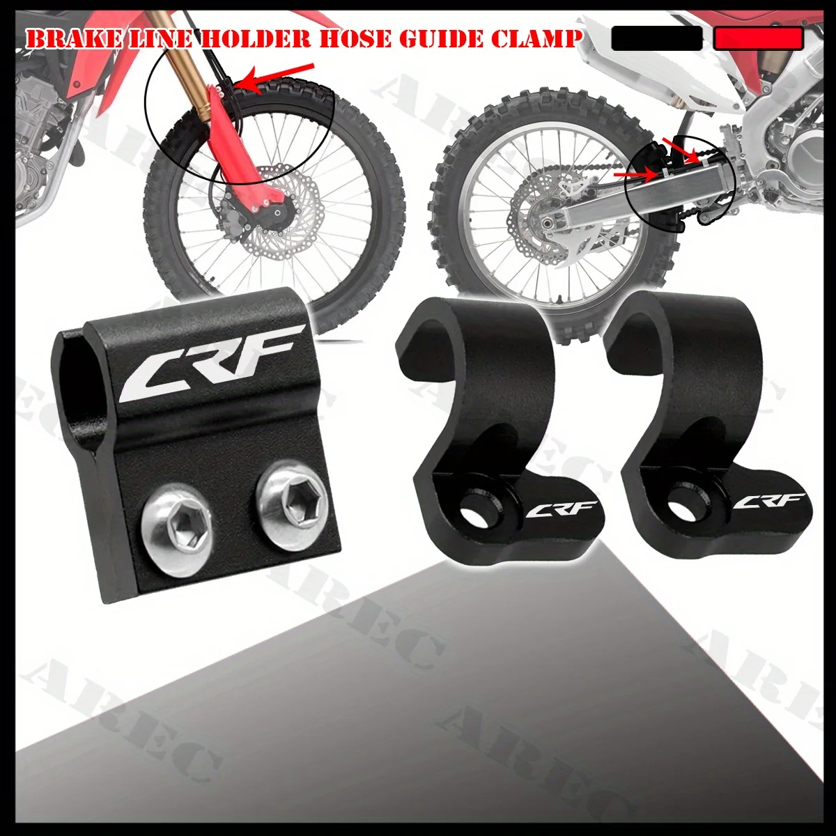 

Brake Line Holder Hose Guide Clamp For HONDA CRF250L CRF300L Rally 2017-2022 CRF 250L 300L Front Rear Lines Clamping Dirt Bike