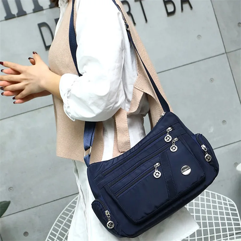 New Crossbody Shoulder Bag Women Bag Nylon Waterproof Messenger Bags For Lady Handbags High Quality Multifunctional