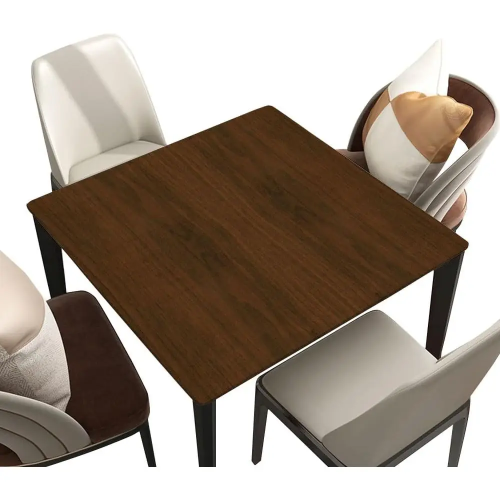 

Square itted Tablecloth, k Brown Old Wood Texture Background, or Daily Home, Oice, Cae, Party, Outdoor Picnic Table Covers, Suit
