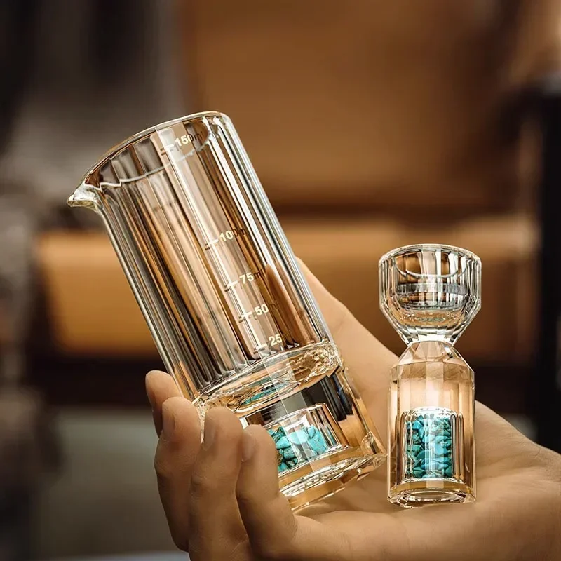 

-Прозрачная маленькая чашка для саке, бармен, бармен, берег, стекло, мини-магазин для алкоголя, набор чашек Skae, профессиональный продукт для дома Copas Para Vino