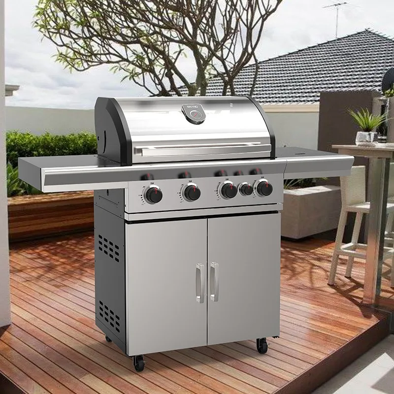 

【Popular】ized Modern Outdoor Garden Portable Balcony Stainless Steel BBQ Grill