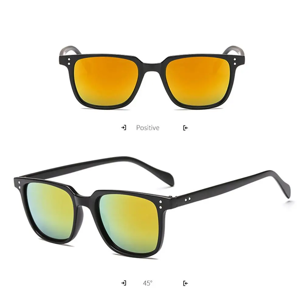 Gafas de sol cuadradas para hombre y mujer, lentes de sol Retro, Vintage, a la moda, para conductor