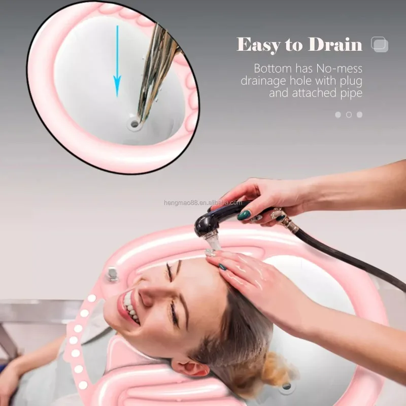 Portable Inflatable Supine Shampoo Basin for Adults Maternity Elderly Child Hair Wash