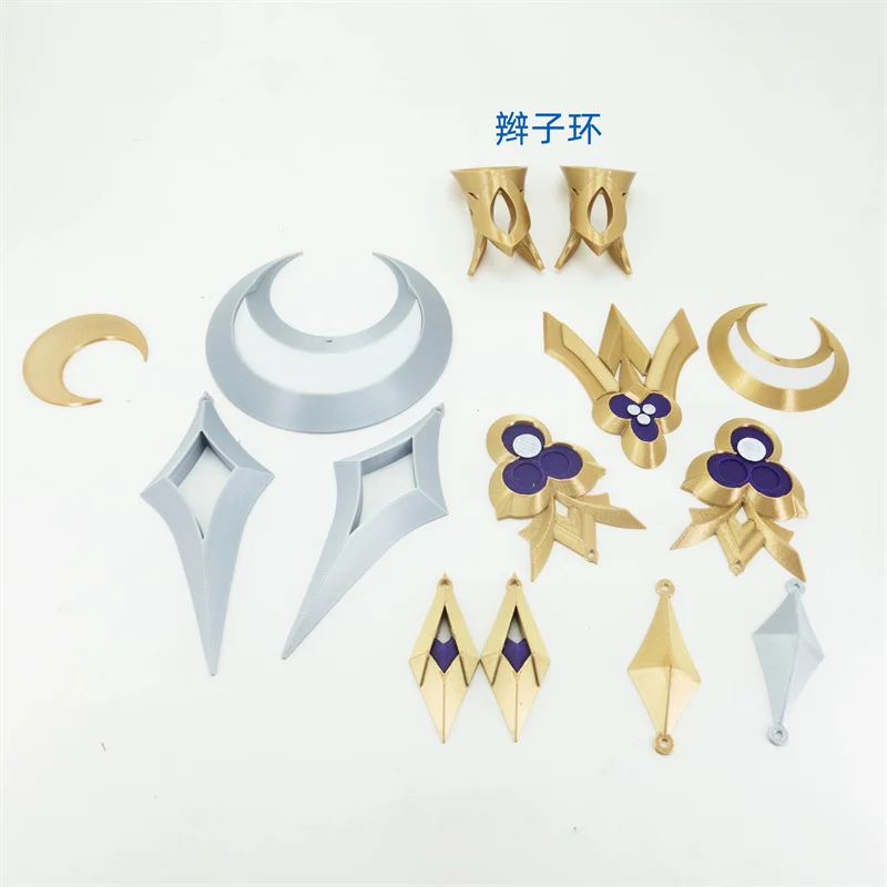 

Game Genshin Impact Columbina Cosplay Headwear Eye Mask Clothing Accessories Props 3D Printing Carnival Halloween
