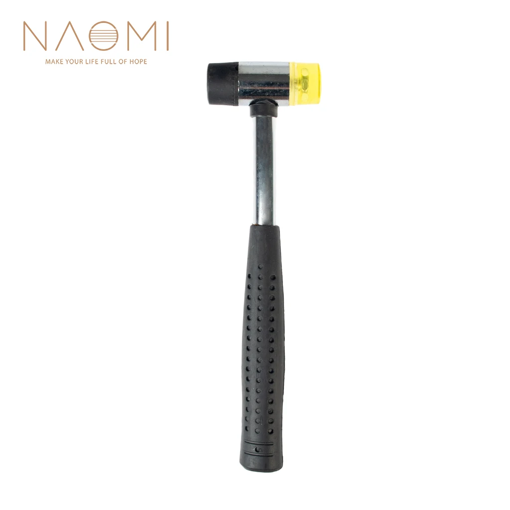 

NAOMI Double Face Soft Tap Rubber Hammer For Multifunctional Hand Tool Hard Plastic and Non Slip Plastic Grip Perfect Tool