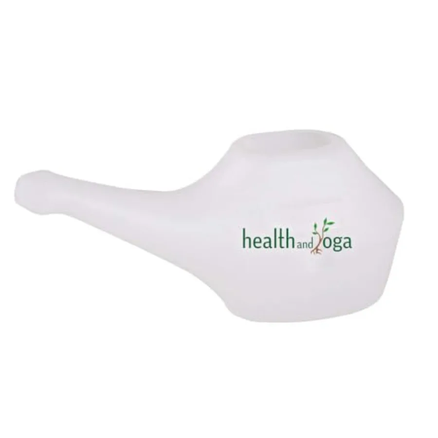 Ecomy, Light-Weight Neti Pot - Handy, Compact and Travel Friendly 1 Piece (White )