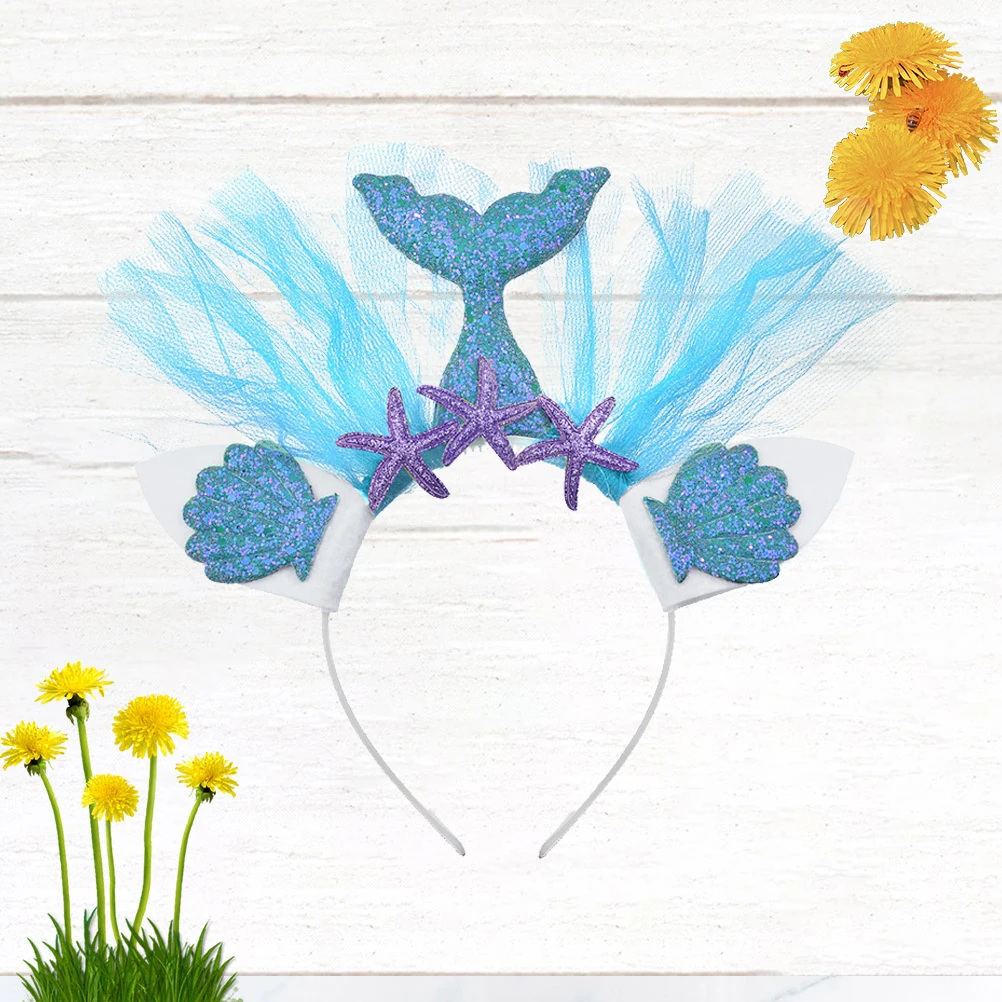 

Ocean Hairband Mermaid Hoop Shell Headband Accessories Cartoon Girl Child Headbands for Girls