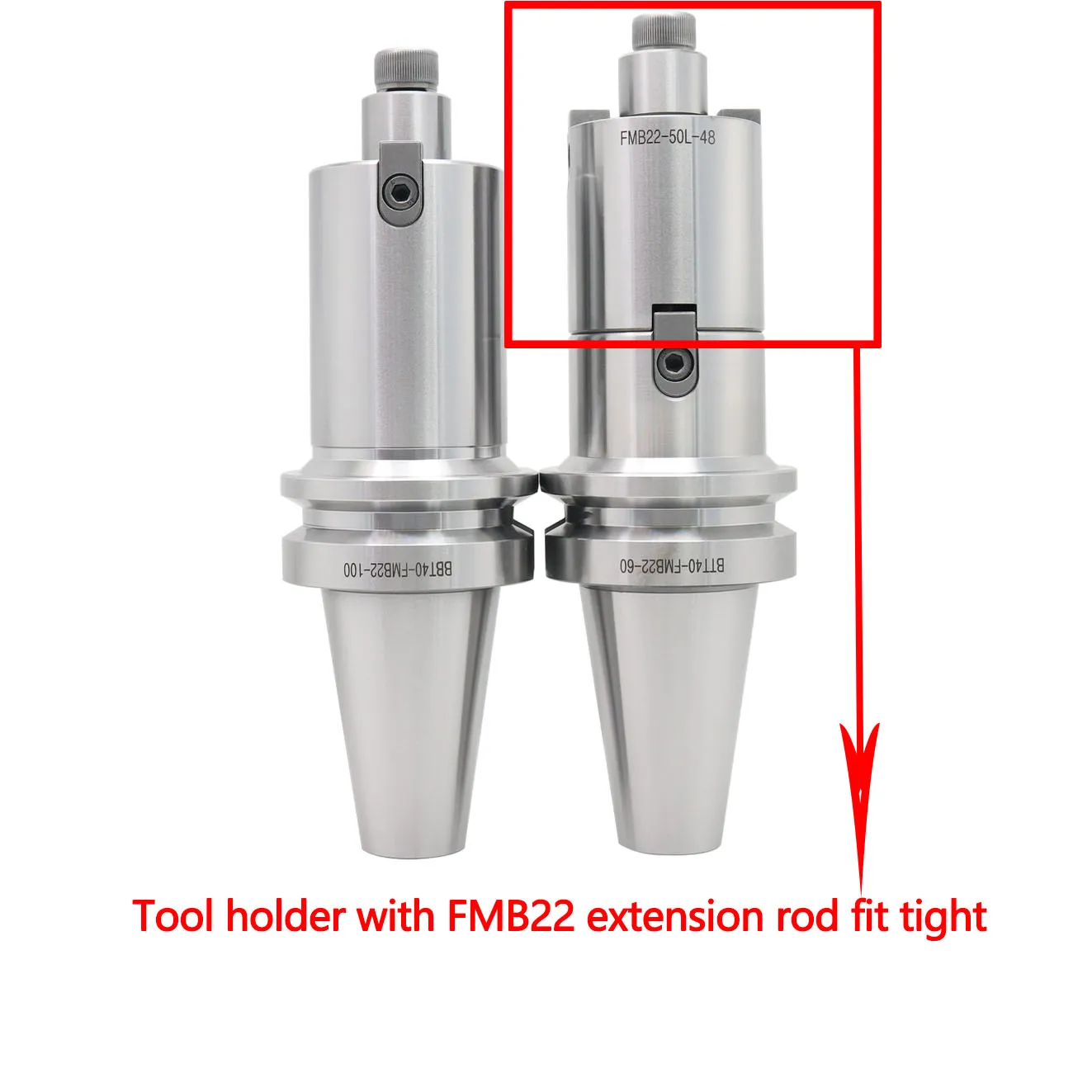 Imagem -06 - Extensão Haste Adaptador Rosto Moagem Haste Barra de Extensão Cnc Máquinas-ferramentas Peças Fmb22