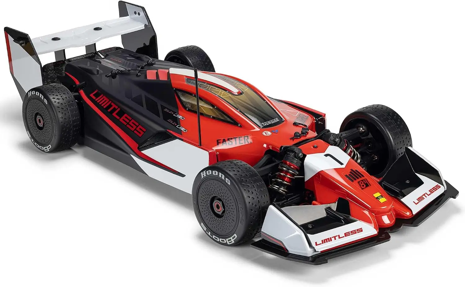 1/7 Scale 8S BLX RTR RC Race Car, Red/Black, 120 Speed Machine with AVC Technology