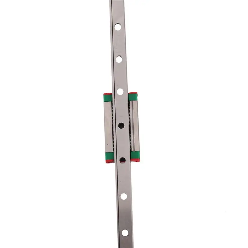 A02M-6Pcs 9Mm Linear Guide Miniature Rail MGN9 400Mm Linear Rail And 6 Pcs MGN9H Miniature Rail Slider