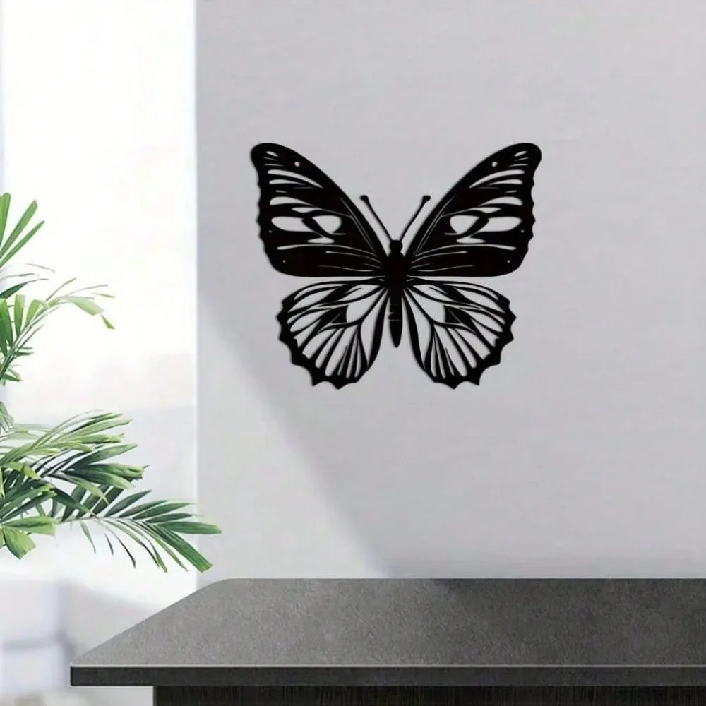 

Metal Butterfly Wall Art Decor for Garden Rustic Patio Outdoor