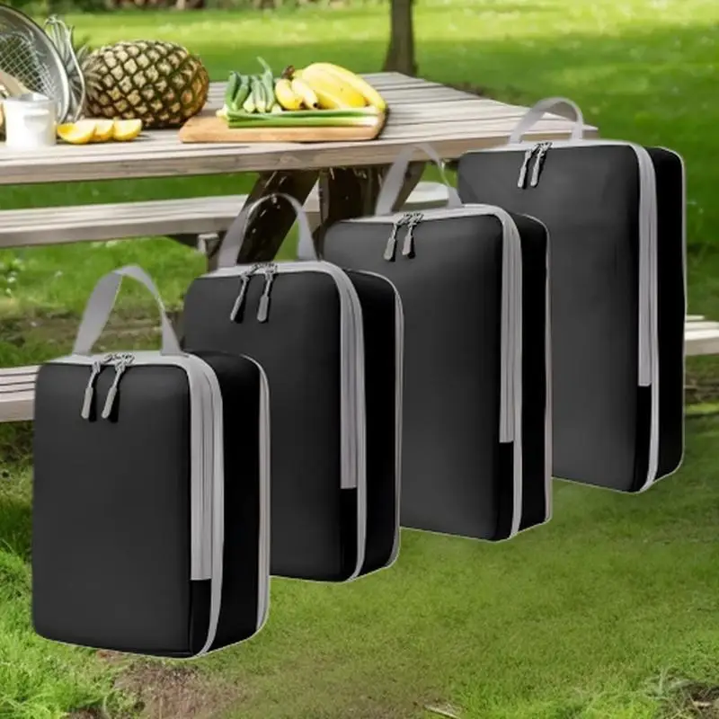 

8Pcs Cube Compression Travel Storage Bags Travel Box Breathable And Foldable Por