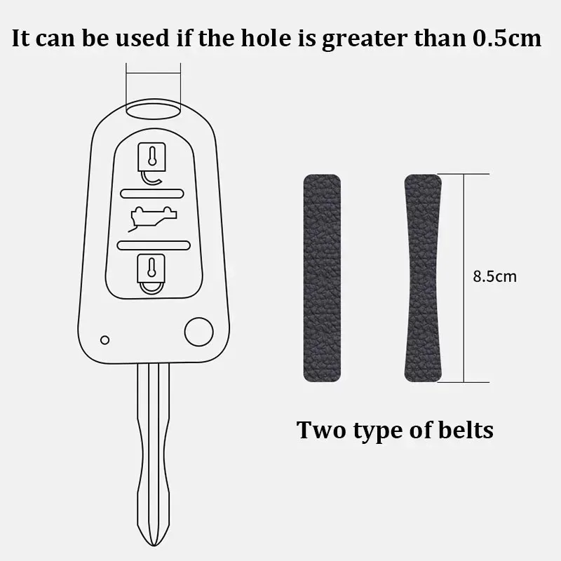 Creative Mickey Key Chain Buckle Leather Alloy Car Keyrings Pendant  for Jeep Citroen Dodge Jaguar MINI Cooper KIA Audi Toyota view 5