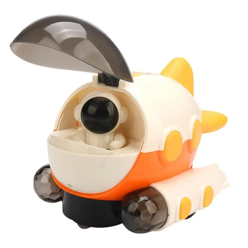 Car Toy With Music Fun Vehicle Toy Projection Toy Car Vehicle Toy Music Projection Light Toy Rotating Astronaut Design Cute