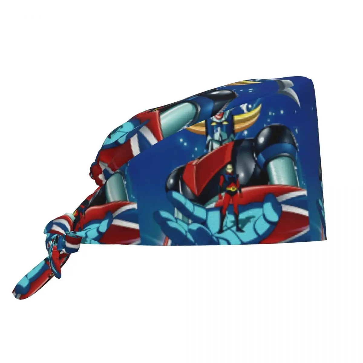 Nursing Hats Goldoraks Grendizers Work Scrub Cap Fashion Medical Cap Soft Comfy For Unisex Women Tie Back Working Cap