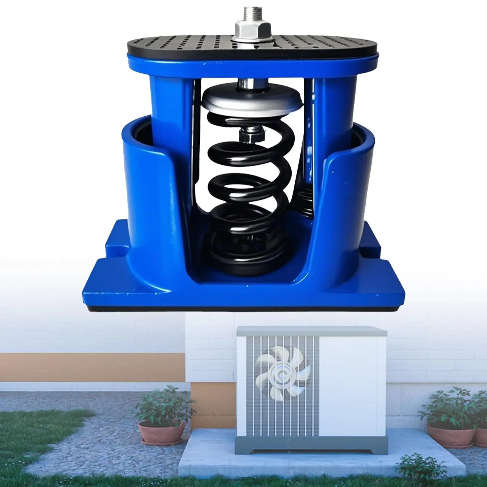Floor Mounted Metal Springs Vibration Isolator Anti Vibration Damping Pad for Air Conditioner Soundproofing