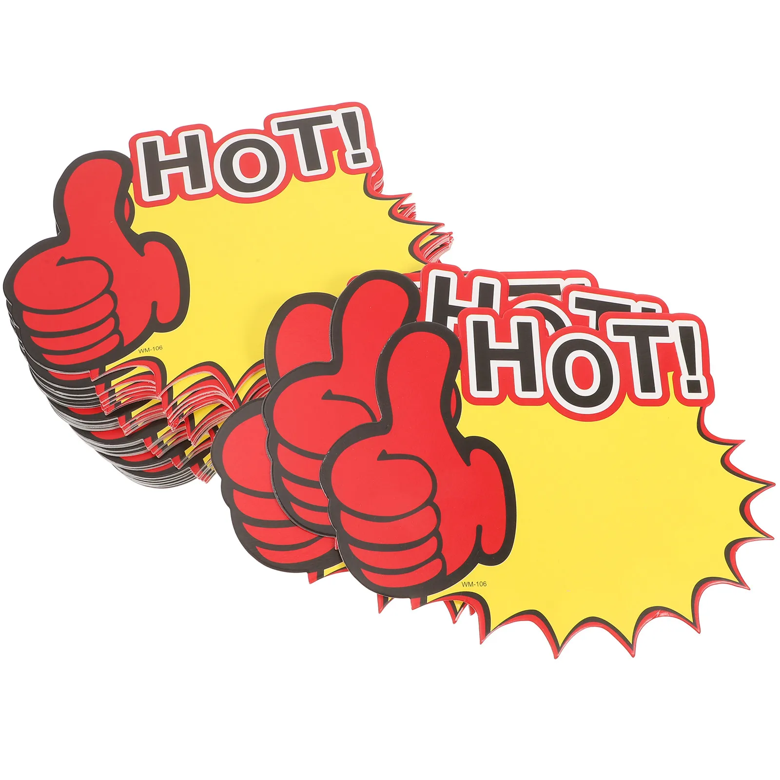 

100 шт. ярких желтых ценников-звездочек для розничных магазинов, пустые этикетки для записей, для малого бизнеса