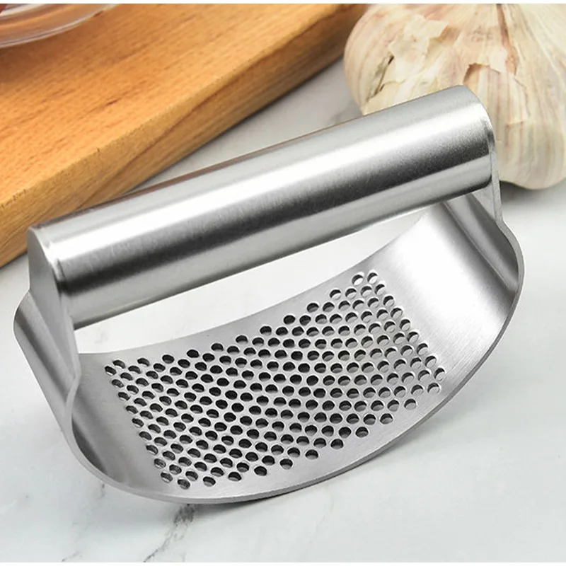 Upgraded Stainless Steel Garlic Press Squeezer Manual Garlic Ginger Rocker Crusher Garlic Cutting Mince Tools Kitchen Gadgets image 6