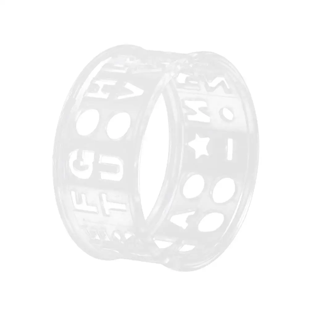 Lightweight Transparent Plastic Golf Ball Liner Marker for Golf Equipment and Accessories Kit