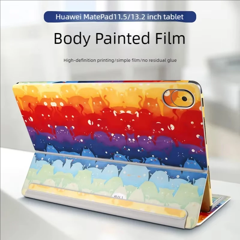 

Tablet+Keyboard Skin Sticker For HUAWEI 2023 MatePad Pro 13.2 / 2024 MatePad 11.5"S Smart Magnetic Keyboard Colorful stickers