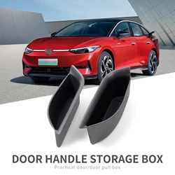 SMABEE for VW ID.7 ID7 ID 7 Door Handle Storage Box Door Armrest Holder Tray Organizer Car Accessories Tidying