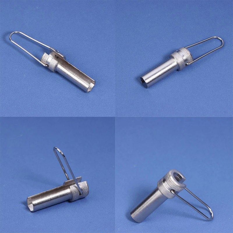 {MX} herramienta de extracción de funda de llave de conector F de escudo de seguridad para herramientas de fijación de línea de TV Digital RG59/RG6/RG11 con perilla moleteada