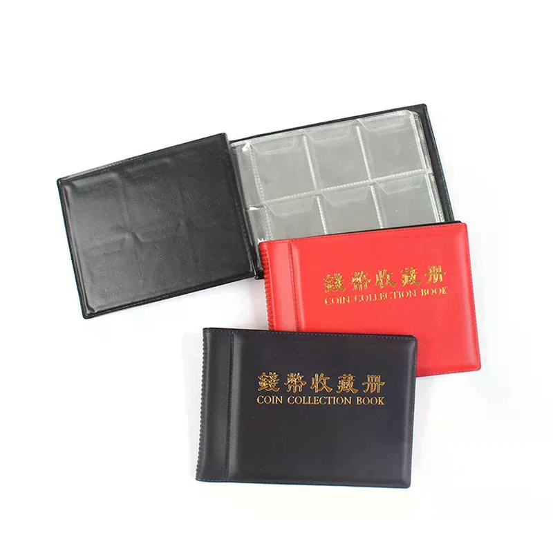 Pockets Coinnings Collection Album Book Mini Penny Storage Bag Collecting Money Organizer Gifts Coinning Holder Albums 60