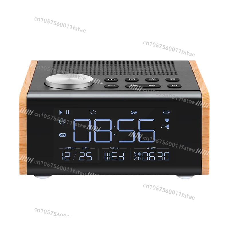

H100 Desktop Radio Alarm Clock Speaker Natural Sleeping Multifunctional Timing Switch Bedside Clock