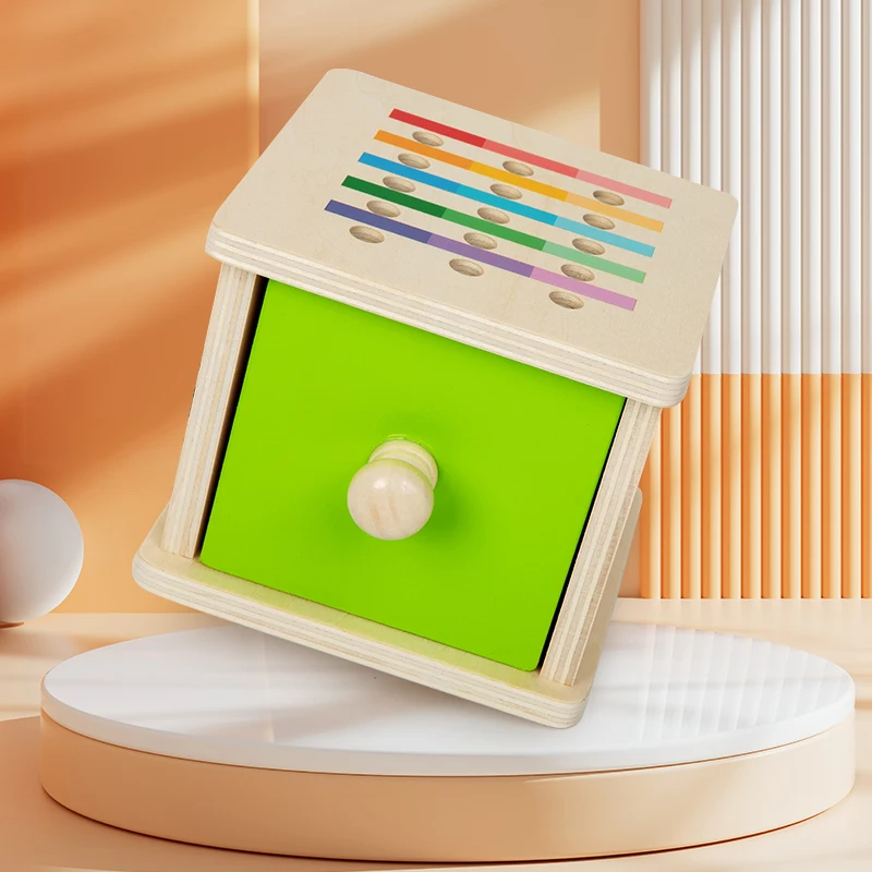 Caixa de classificação de forma de cor de madeira atividades cognição geométrica brinquedo de aprendizagem pré-escolar para crianças crianças meninos meninas presente
