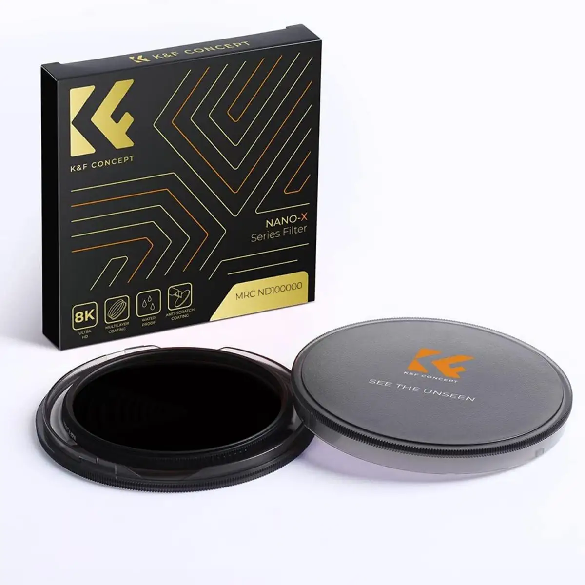 K & f concept 67mm nd100000 solar corona solar eclipse sunspot filter 77mm 82mm filter NANO-X 49mm 52mm 55mm 58mm 62mm 72mm 95mm