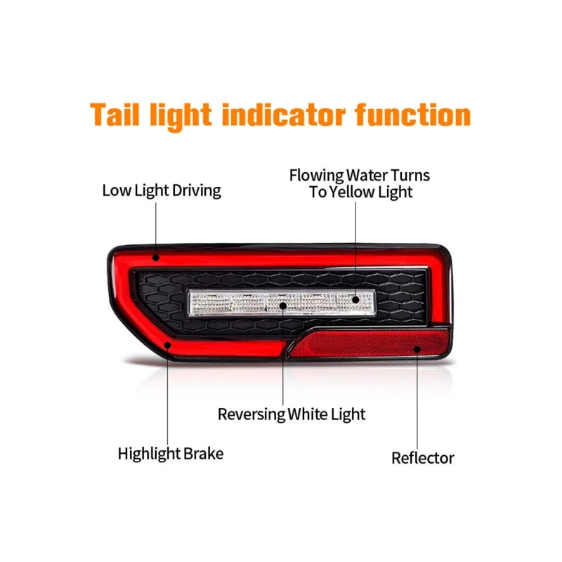 LED 후미등 어셈블리, 스즈키 짐니 JB64 JB74 2019-2020 리어 브레이크 주행등, 방향 지시등 및 후진등