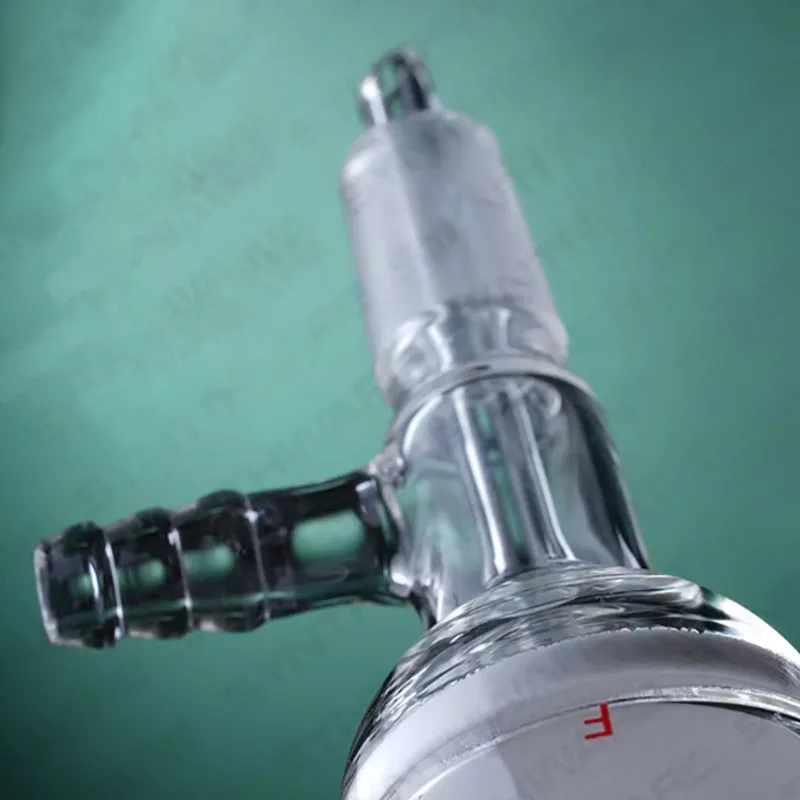 High borosilicate grinding micro-filtration funnel side branch glass door filter funnel sand plate funnel sand core reaction bot view 4
