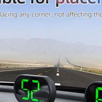 X2 Car HUD Green Head-up Display Universal GPS Speedometer HUD Auto Dedicated HUD Speedometer Car Head-up Display