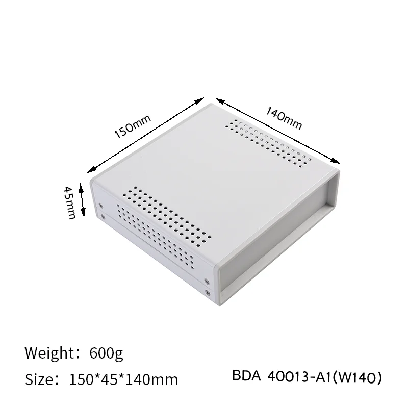 Caja de conexiones de 150x45x140mm, caja de instrumentos de hierro, Control de proyecto, bricolaje, Monitoreo Electrónico, Panel de plástico, chasis, caja de hierro de alimentación