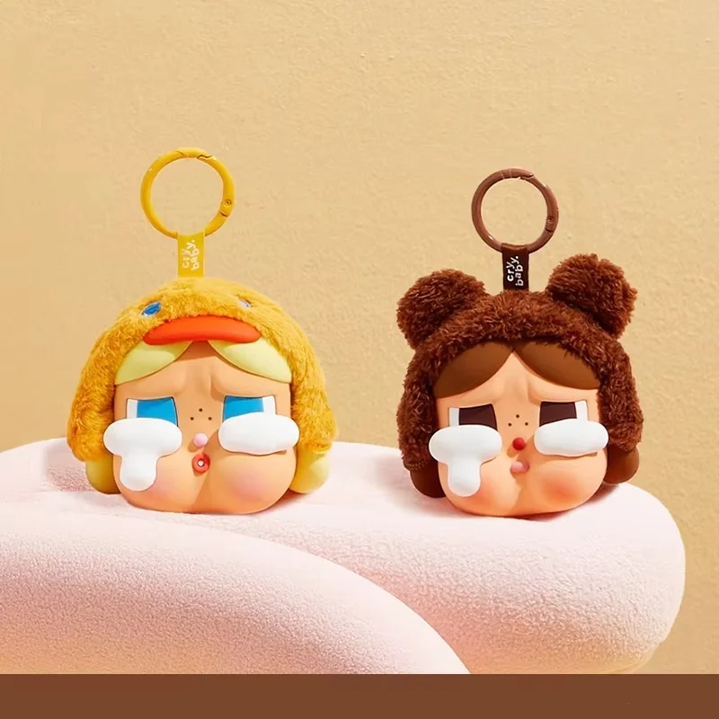 In Stock Anime Figure Crybaby Crying Again Series Headphone Bag Crybaby Cute Cry Duck Cry Bear Headphone Bag Xmas Gifts Genuine