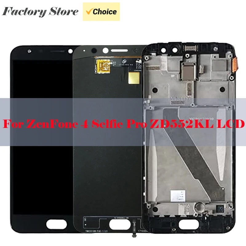 Original LCD For ASUS ZenFone 4 Selfie Pro ZD552KL Z01MD Z01MDA Display Touch Screen Replacement Parts Phones Repair