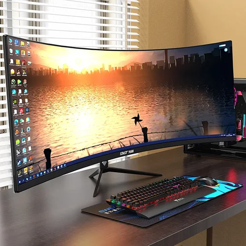 PC 커브드 모니터, 144HZ 컴퓨터 스크린, 4K 게임용 모니터, 34 인치 Best5 PC 커브드 모니터, 144HZ 컴퓨터 스크린, 4K 게임용 모니터, 34 인치 Best5