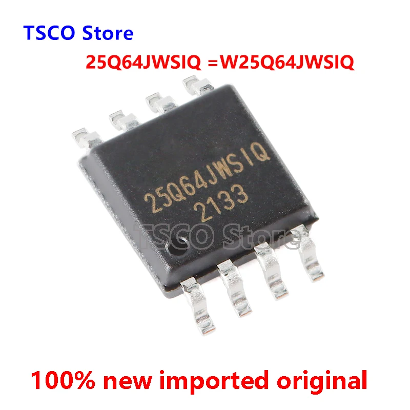 1Piece  25Q64JWSIQ    New Original  QFN  NOR FLASH